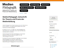 Tablet Screenshot of medienpaed.com